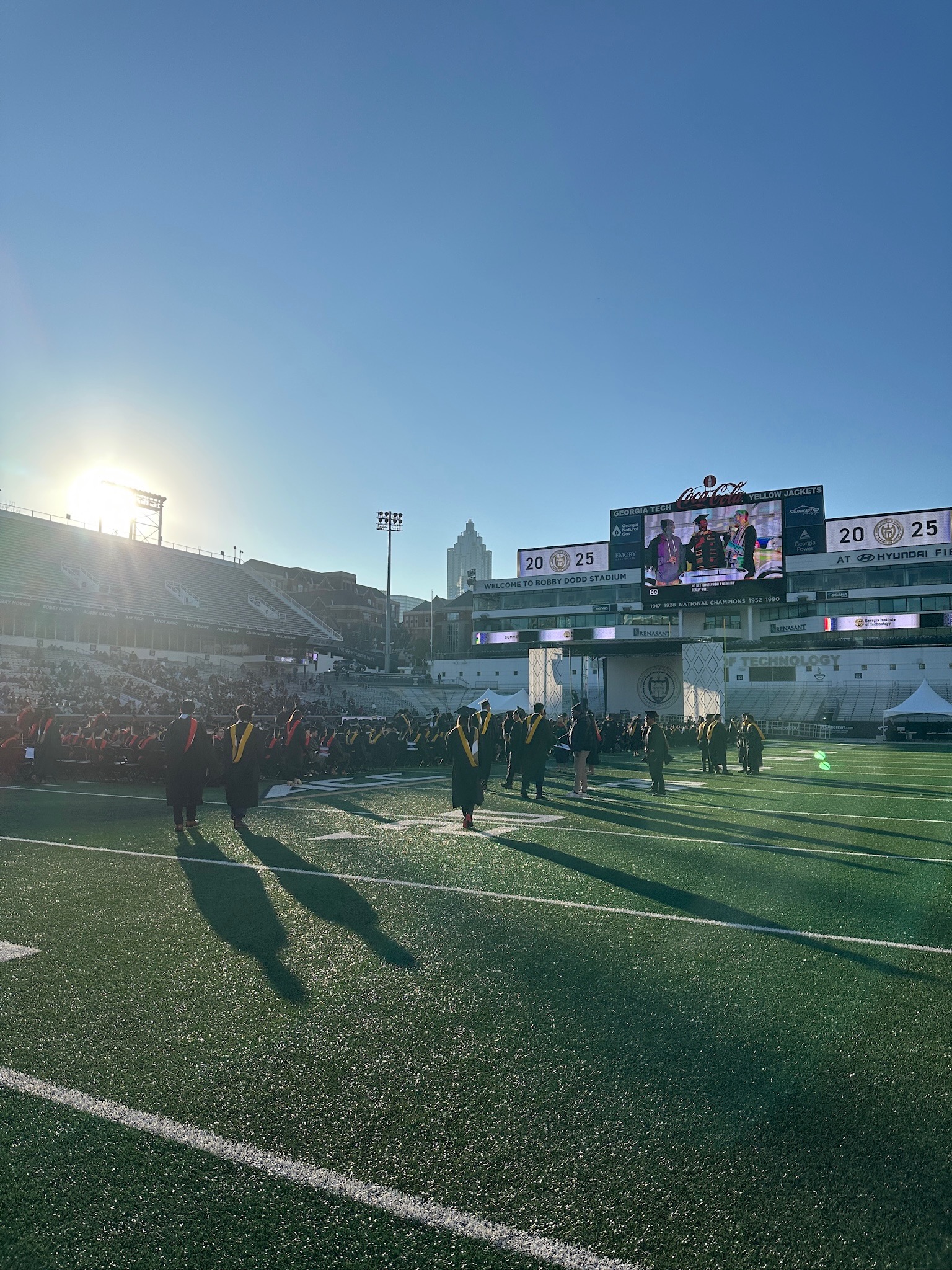 View from the field
