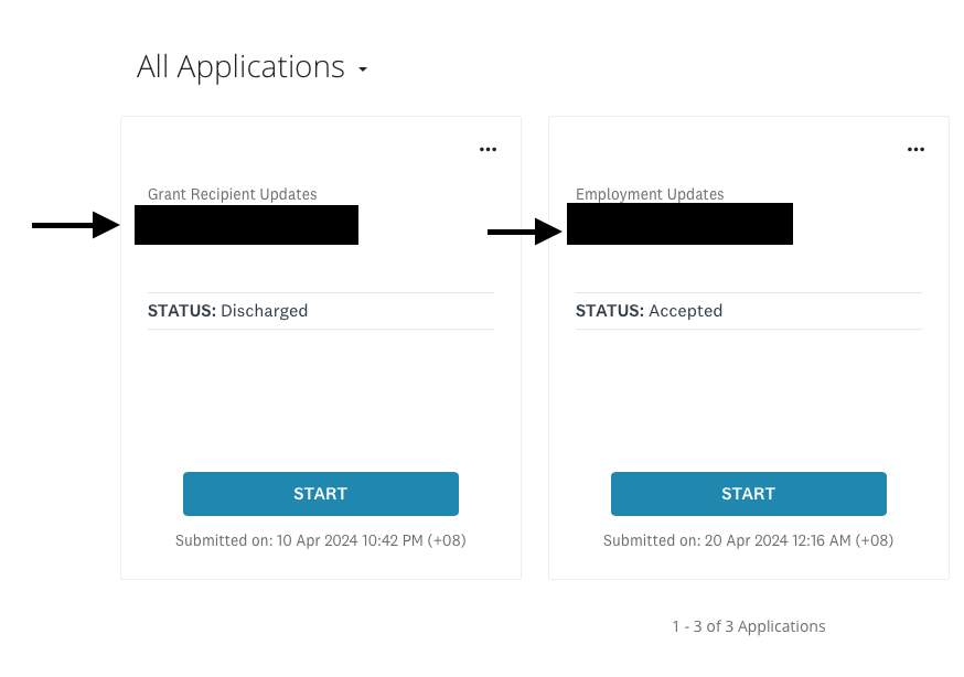 Tuition Grant Portal Interface
